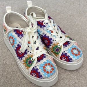 Dirty Laundry Crochet Fashion Sneakers